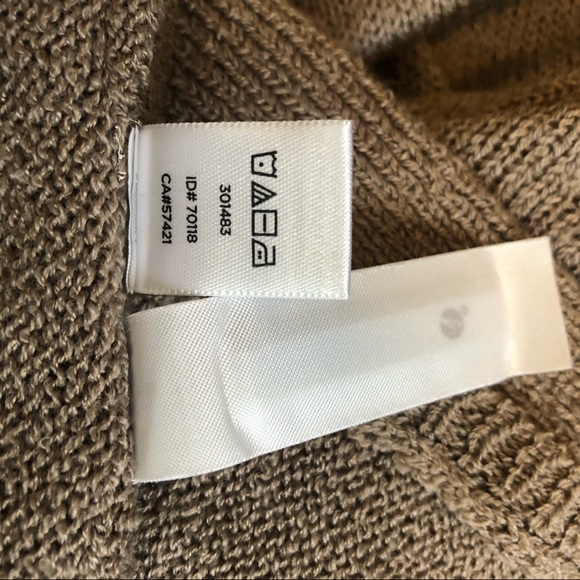 Loft Tan Knit Lightweight Shrug Size Small - Picture 7 of 7